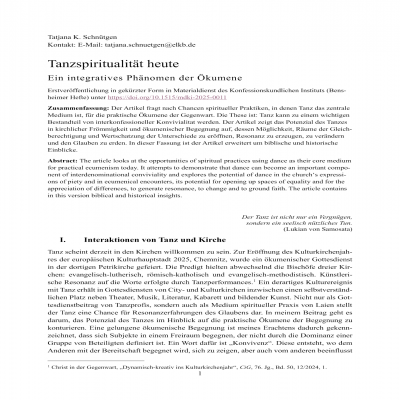 Text von Tatjana K. Schnütgen